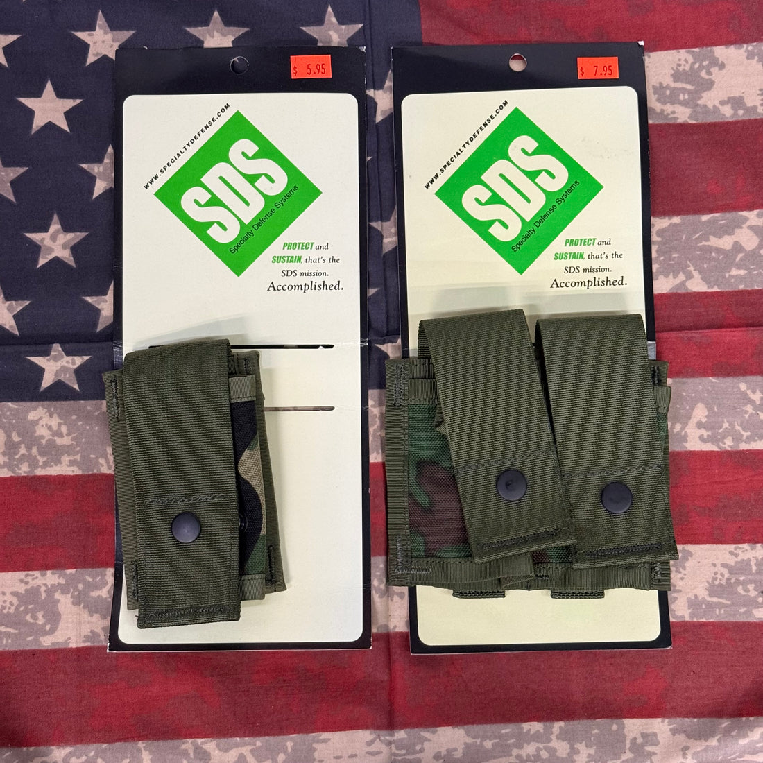 40 mm Grenade Pouch (Double/Single) - SDS (Woodland)
