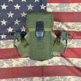 USGI Vietnam Era M16 Mag Pouch w/ Dual Grenade Pouches — view 1