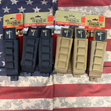 Mag Shotgun Pouches Double & Single (Black/Coyote) - United States Tactical — view 2