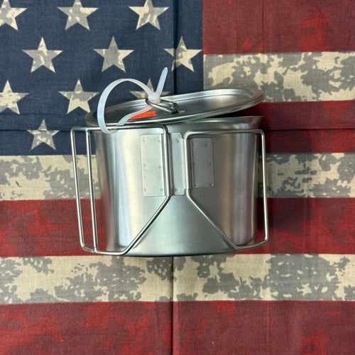 Stainless Steel Canteen Cup & Lid Set 2-Piece