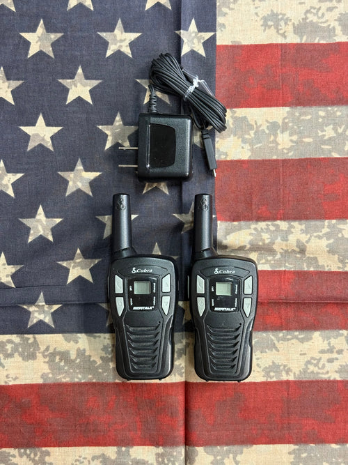 Cobra microTALK CX112 - 2-Way Radios (Pair) with Wall Charger