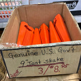 Genuine USGI 9" Tent Stakes – Orange Stakes — view 2