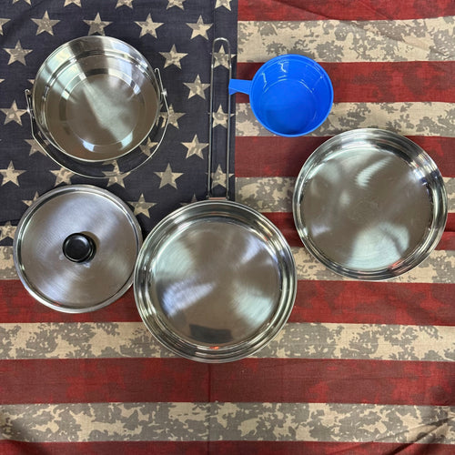 Mess Kit Ultralight Stainless Steel Cookset - Olicamp