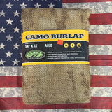 Camo Burlap 54" x 12' – Arid & Timber | Camo Unlimited — view 2