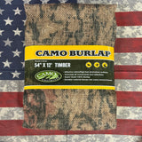 Camo Burlap 54" x 12' – Arid & Timber | Camo Unlimited — view 1