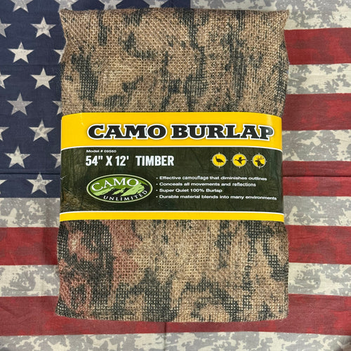 Camo Burlap 54" x 12' – Arid & Timber | Camo Unlimited