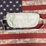 SE Travel Pouch (TP101) — Dual Zipper Pockets with Elastic Waist Strap — view 2