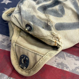 Original WWII USMC M1941 / P41 2nd Pattern Canteen Cover – Lift-the-Dot, Khaki Canvas, UNIS-Style Marked 412 — view 7