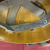 Cold War Era USGI M1 Steel Pot Helmet with Original M81 Woodland Cover – Rear Seam, Swivel Bale — view 5