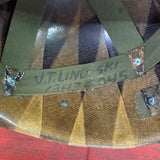 Named USGI M1 Helmet Liner – Fixed Suspension, Marked "J.T. Lincoski" with Service Number — view 3