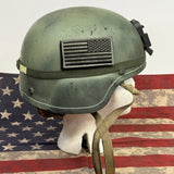 Used CGF TC-2000 MICH Combat Helmet – Size Medium, with Dated NVG Mount & Arm, Improved H-Nape Retention, Pads & Cat Eye Band (As-Is) — view 8