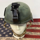 Used CGF TC-2000 MICH Combat Helmet – Size Medium, with Dated NVG Mount & Arm, Improved H-Nape Retention, Pads & Cat Eye Band (As-Is) — view 5
