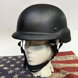 New United Shield PASTAC Ballistic Tactical Helmet — Black, Level IIIA Label, Sizes Small to XL — view 1