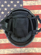 New United Shield PASTAC Ballistic Tactical Helmet — Black, Level IIIA Label, Sizes Small to XL — view 2