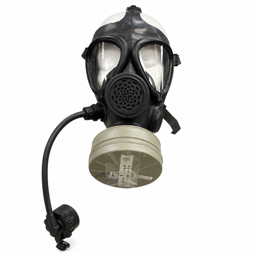 Israeli Civilian Model 4A1 Gas Mask with Drinking Tube & 40mm Filter