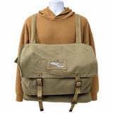 1950s Italian Military Cotton Canvas (Zainetto Tattico) - Backpack/Shoulder Bag — view 6