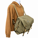 1950s Italian Military Cotton Canvas (Zainetto Tattico) - Backpack/Shoulder Bag — view 7