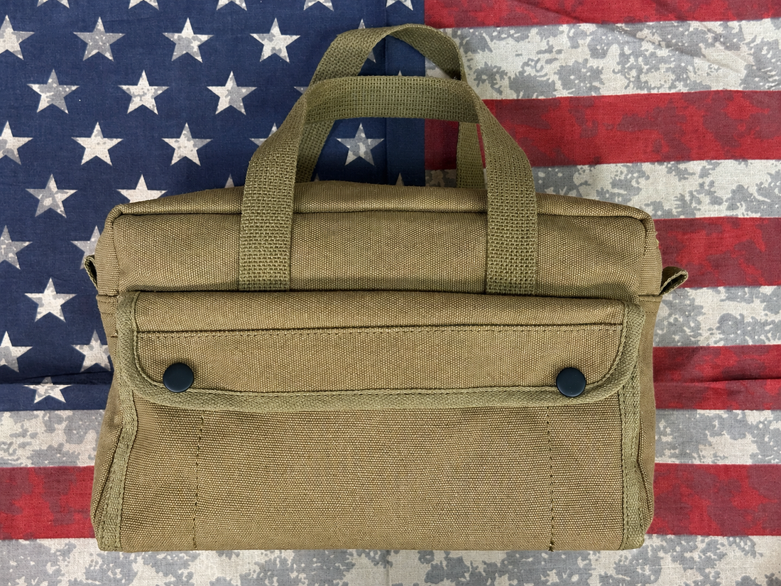 Rothco G.I. Type Mechanics Tool Bag — Heavyweight Cotton Canvas, 11" x 7" x 6"