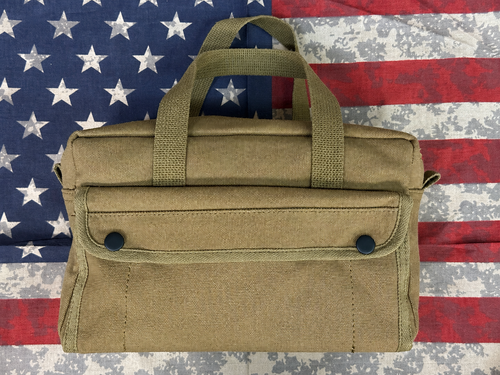 Rothco G.I. Type Mechanics Tool Bag — Heavyweight Cotton Canvas, 11" x 7" x 6"