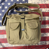 Vintage Style Canvas Ammo Shoulder Bag / Messenger Bag — view 1