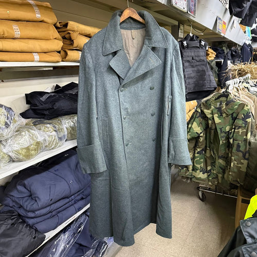 1950s Vintage Swiss Officer Wool Trench Coat - New