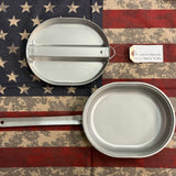 USGI Mess Kit M1942 Stainless Steel Complete Set — view 2