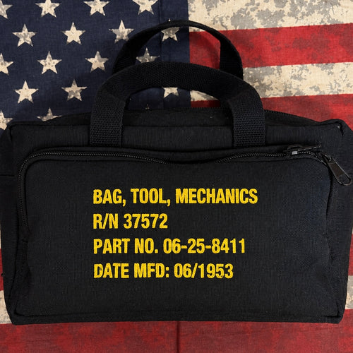Rothco Zipper Pocket Mechanics Tool Bag – Military Stencil