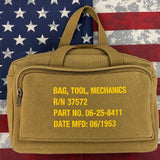 Rothco Zipper Pocket Mechanics Tool Bag – Military Stencil — view 2