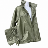 Genuine French Military Rain Jacket — Packable, Olive Drab — view 4