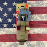 Mag Shotgun Pouches Double & Single (Black/Coyote) - United States Tactical — view 1