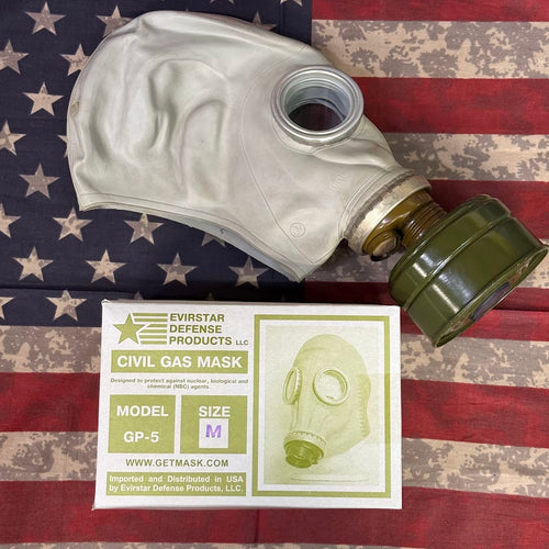 Soviet GP-5 Gas Mask – Cold War Collectible (Size M)